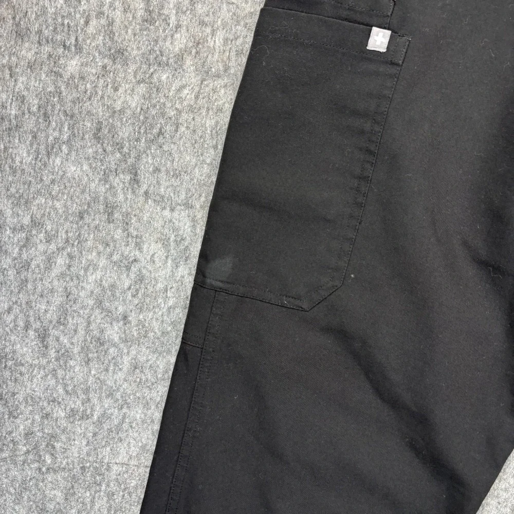 Figs Kade Cargo Scrub Pants Women's Large Black Nurse Doctor Medical T21004